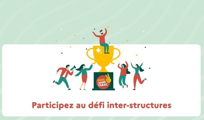 Illustration défi mois sans tabac par le CRES PACA